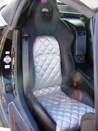 seat shot of the custom interior