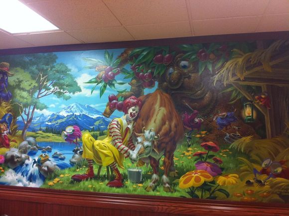 mcdonalds mural