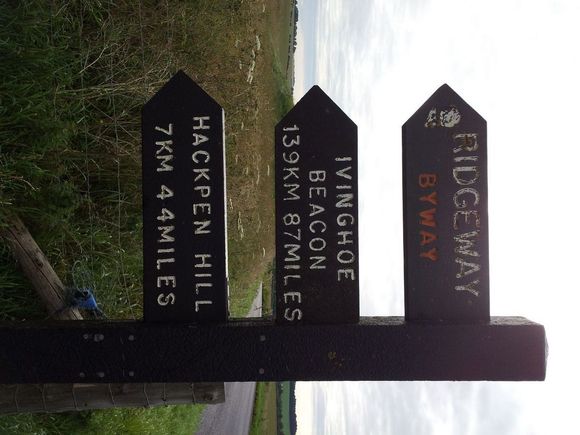 The other end of the Ridgeway at Overton Hill