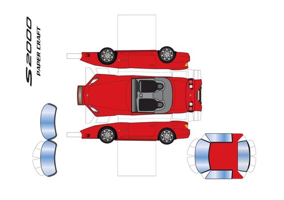 S2k papercraft easy Red