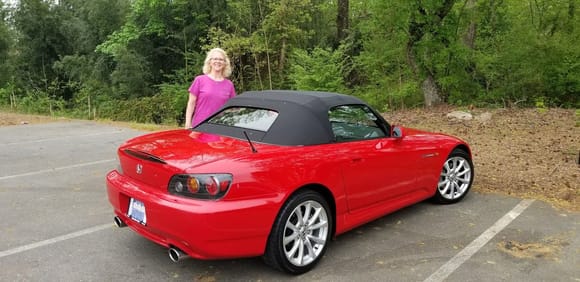 Wife loves her new car.  Promised to get her one when I retired
