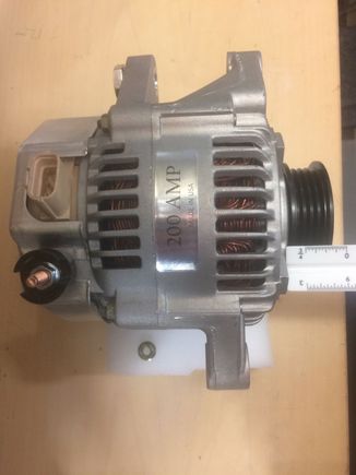 This is the one that I install. E-bay special 200Amps /$180 free shipping in 2 days. In the Summer my car battery has 13.7Volts, in the winter the car battery have 14.1Volts.