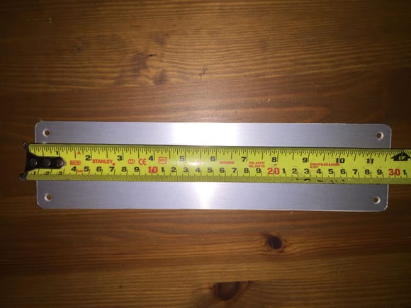 New push plate 300mm x 75mm