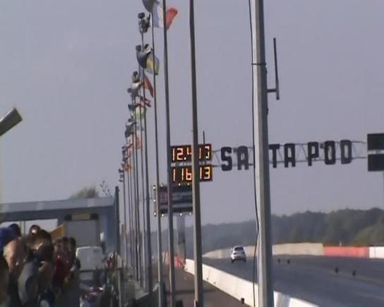 Santa Pod Jap Final 2013.....My first and slowest run :-(