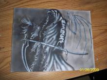 AIRBRUSHED UNFINISHED GRIM REP