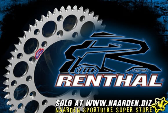 renthal sprockets ad 2010 sold at Naarden Sportbike Super Store