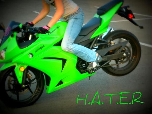 dont hate first time doin a stoppie..lol