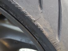 Five days ago...

Minor wear made me think it was an aftermarket chain guard I installed rubbing, so I removed it and pht tge plastic one back on.