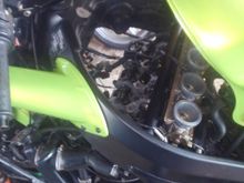 The timing is spot on...I better pull the oil pan, it needs a gasket anyway....
