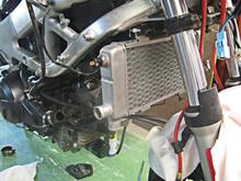 Relocating the single radiator