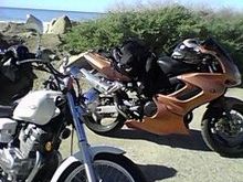 Santa Barbara w rebel250 and mothballs.  Gotta love riding in Nov.. heh.