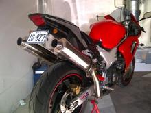 Slimmer, higher arse end, CBR1000RR