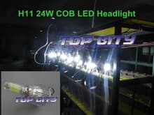 24W 2400 Lumens COB Led Headlight, Fog light