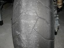 Tire today close up