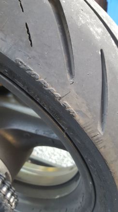 Five days ago...

Minor wear made me think it was an aftermarket chain guard I installed rubbing, so I removed it and pht tge plastic one back on.