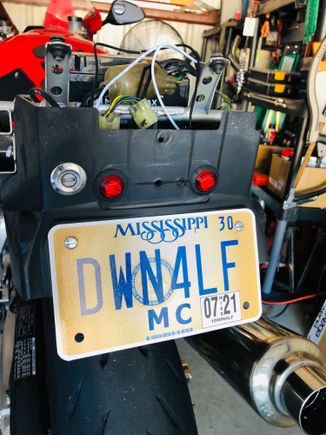 Led markers with a plate light delete as well.  
I'll be using plate mounting bolt led's for the plate light. 
