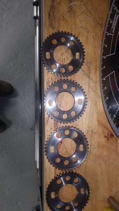4 slotted gears, let's get timing....!!