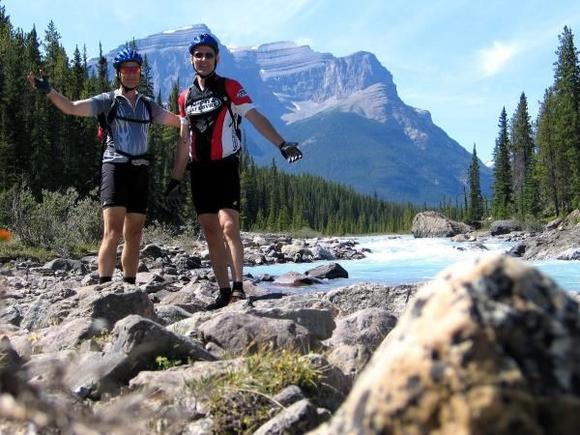 Cycling trip to backcounty lake.
Carrying 88%, cycling 12%