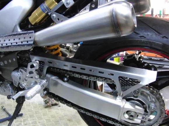 stainless hand made chain guard