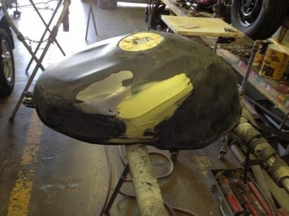 Bondo the dent