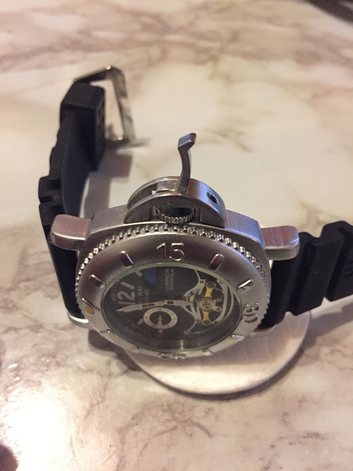 Fake Panerai Luminor Marina Moonphase Tourbillon Teamspeed