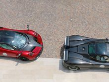 Pagani Zonda vs Huayra by  Babylon Car Photo