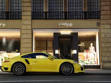 Turbo S in Yellow. By Pure Power Photography