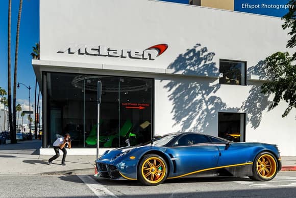 Huayra 730S  touches down in LA. By Effspot Photography
