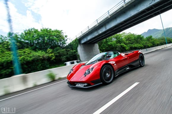 Red Pagani Zonda F. By Enzo Lo Photography