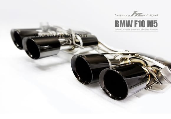 Fi Exhaust for BMW F10 M5 – Diamond Black Tips.