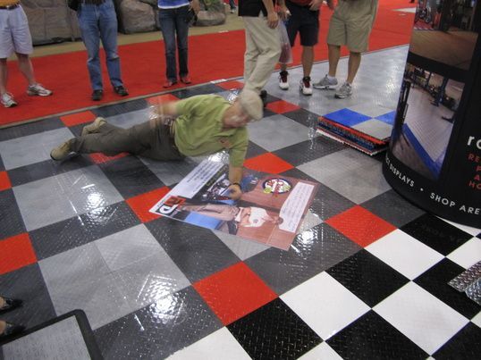 Dennis Gage of My Classic Car TV show stops by our RaceDeck booth at SEMA to hang out.