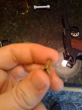 I'm told it is relatively rare to have a pistol explode while your shooting none the less it will scare the hell out of you when it happens, especially when you catch pieces of metal in the face.