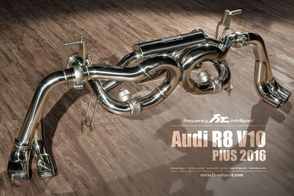 Fi Exhaust for Audi R8 V10 Plus 2016 – Full Exhaust System.