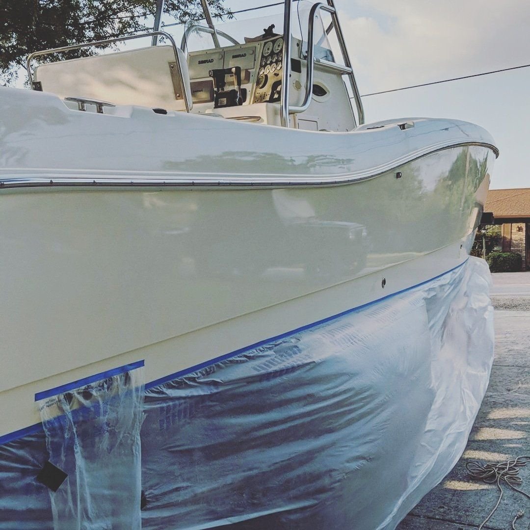 Buffing gel coat to a shine The Hull Truth Boating and Fishing Forum