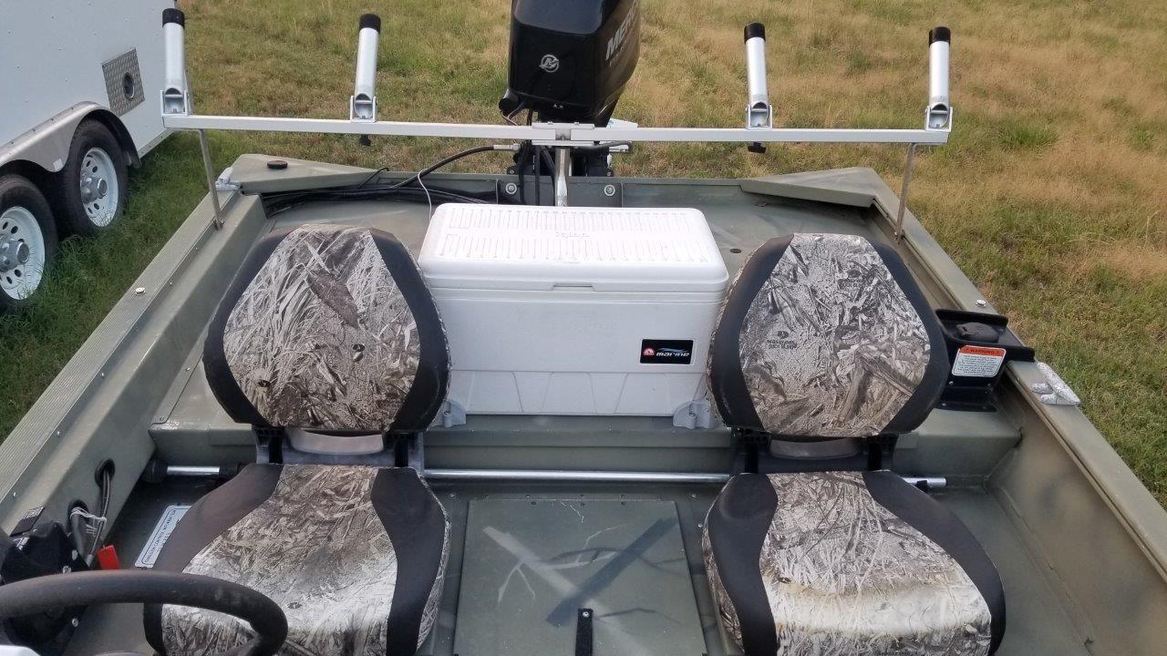2013 TRACKER GRIZZLY 1860 Side Console Aluminum Jon Boat The Hull