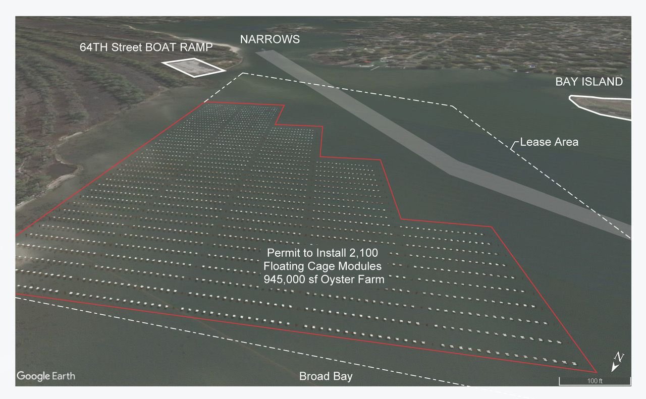 Proposed Oyster Farm Broad Bay The Hull Truth Boating and Fishing
