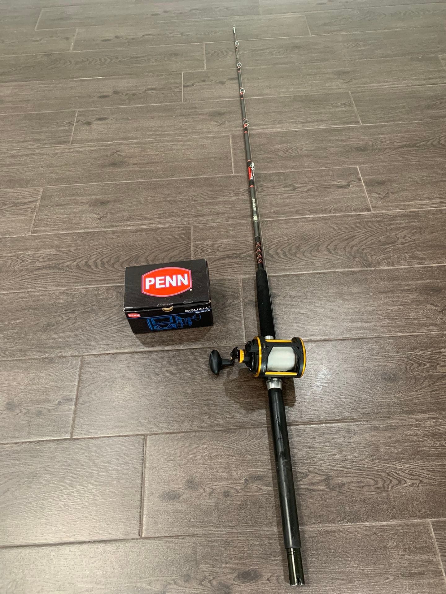 Penn squall 60LD LH with penn senator roller rod - The Hull Truth - Boating  and Fishing Forum