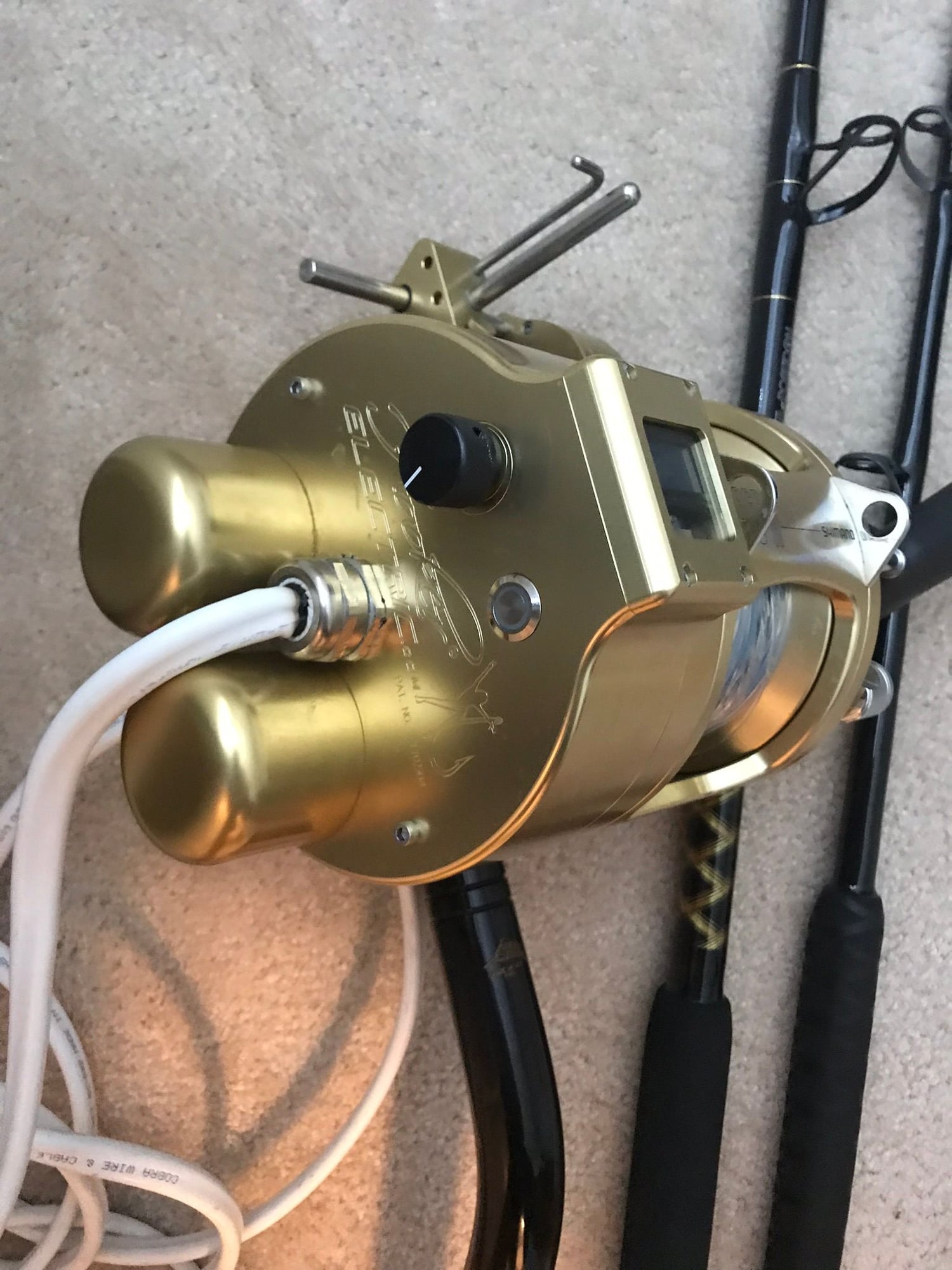 Broke down and bought a older electric reel