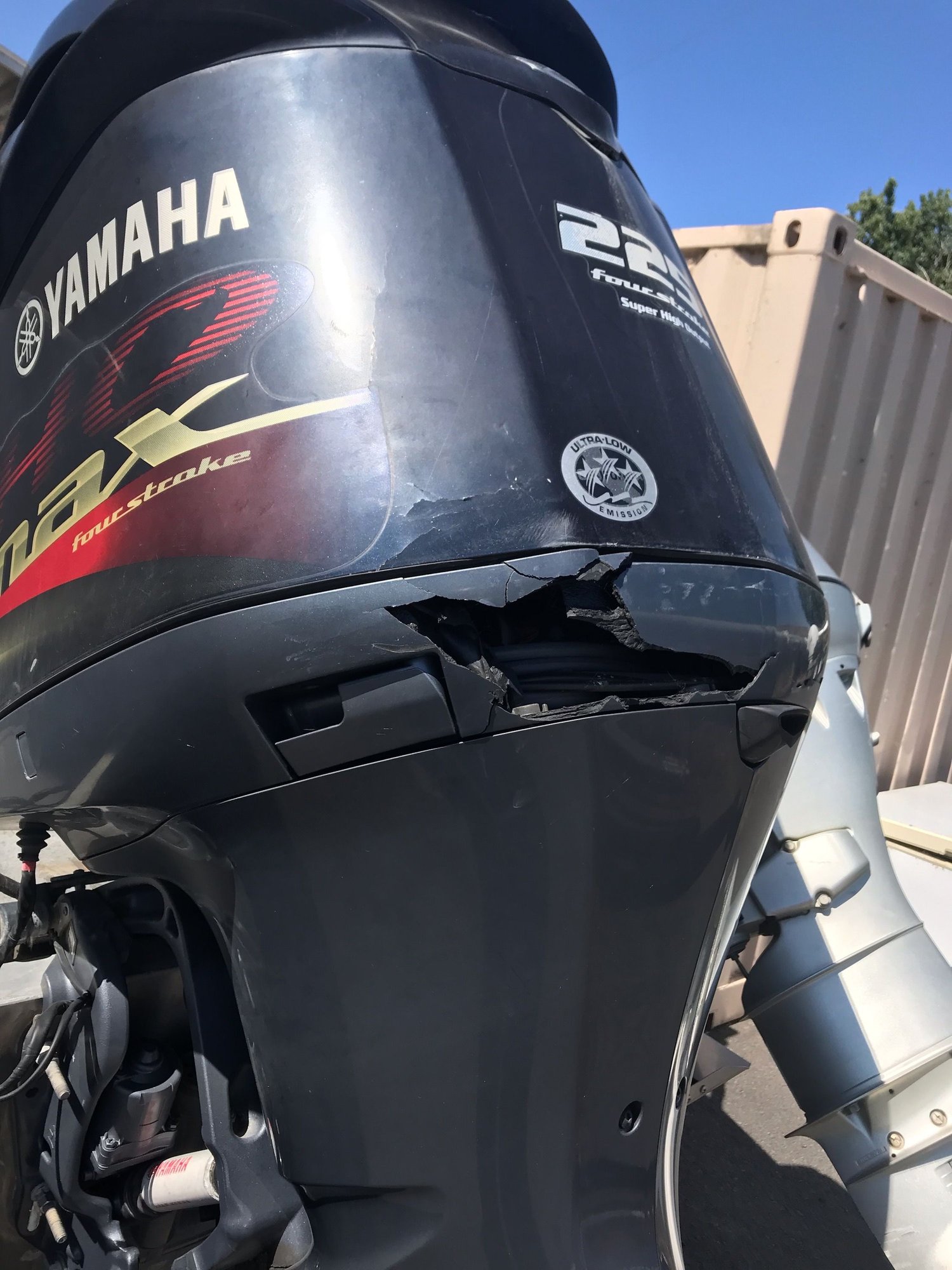 Busted mid and upper cowling repair estimate!!! The Hull Truth