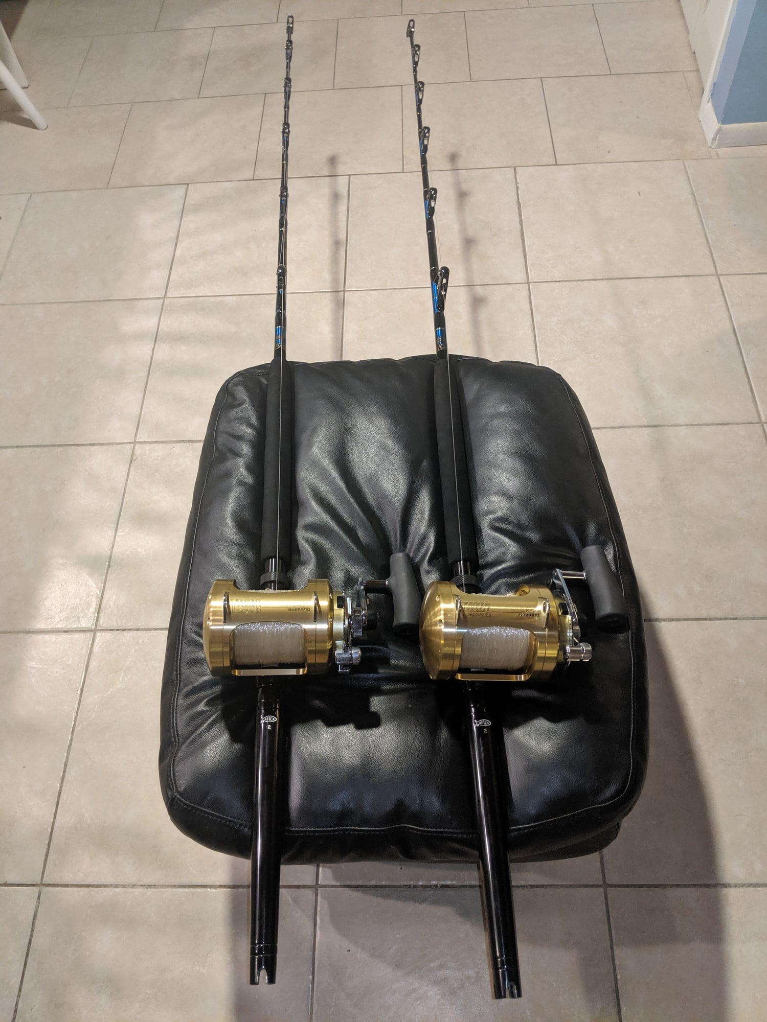 Shimano Tiagra 50W w/ Stand-up Crowder Rod (Pair) - The Hull Truth - Boating  and Fishing Forum