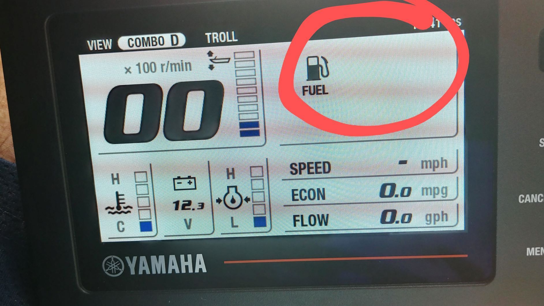 How To Find Your Engine Hours On The Yamaha 6YC Display