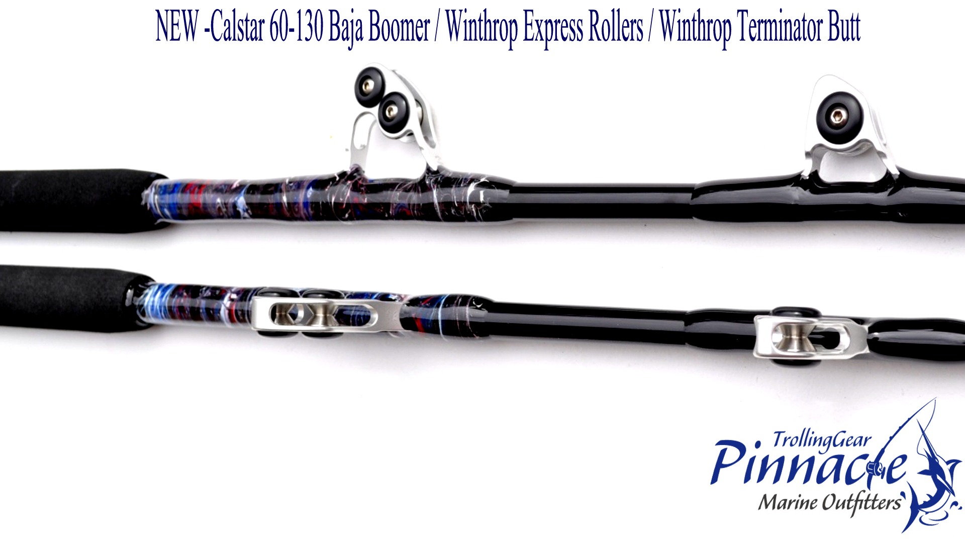 Custom Winthrop/Calstar Rods Targets - BlueFin / Swords - Pinnacle