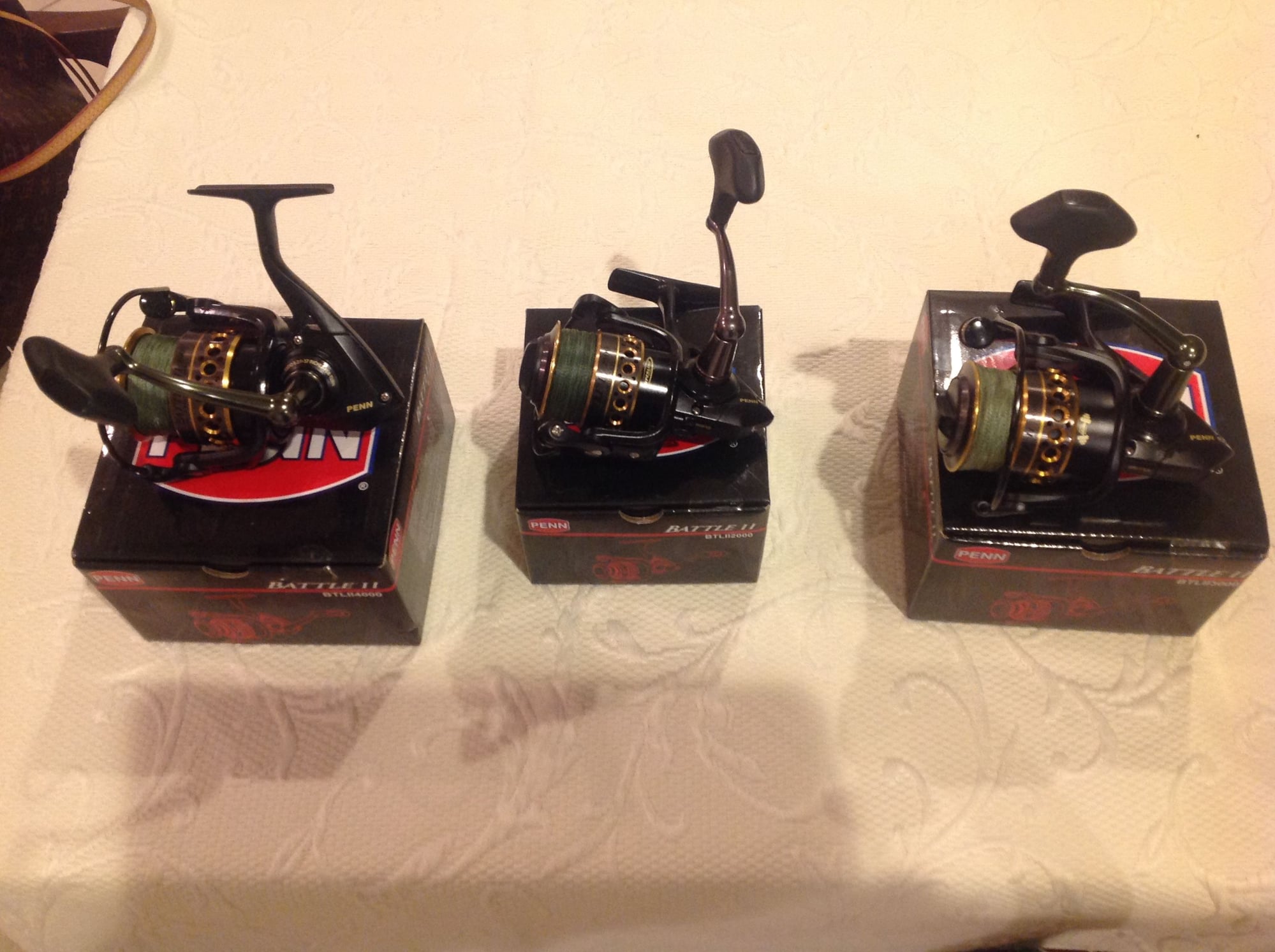 Penn Battle II Spinning Reels (3) For Sale - The Hull Truth - Boating and  Fishing Forum