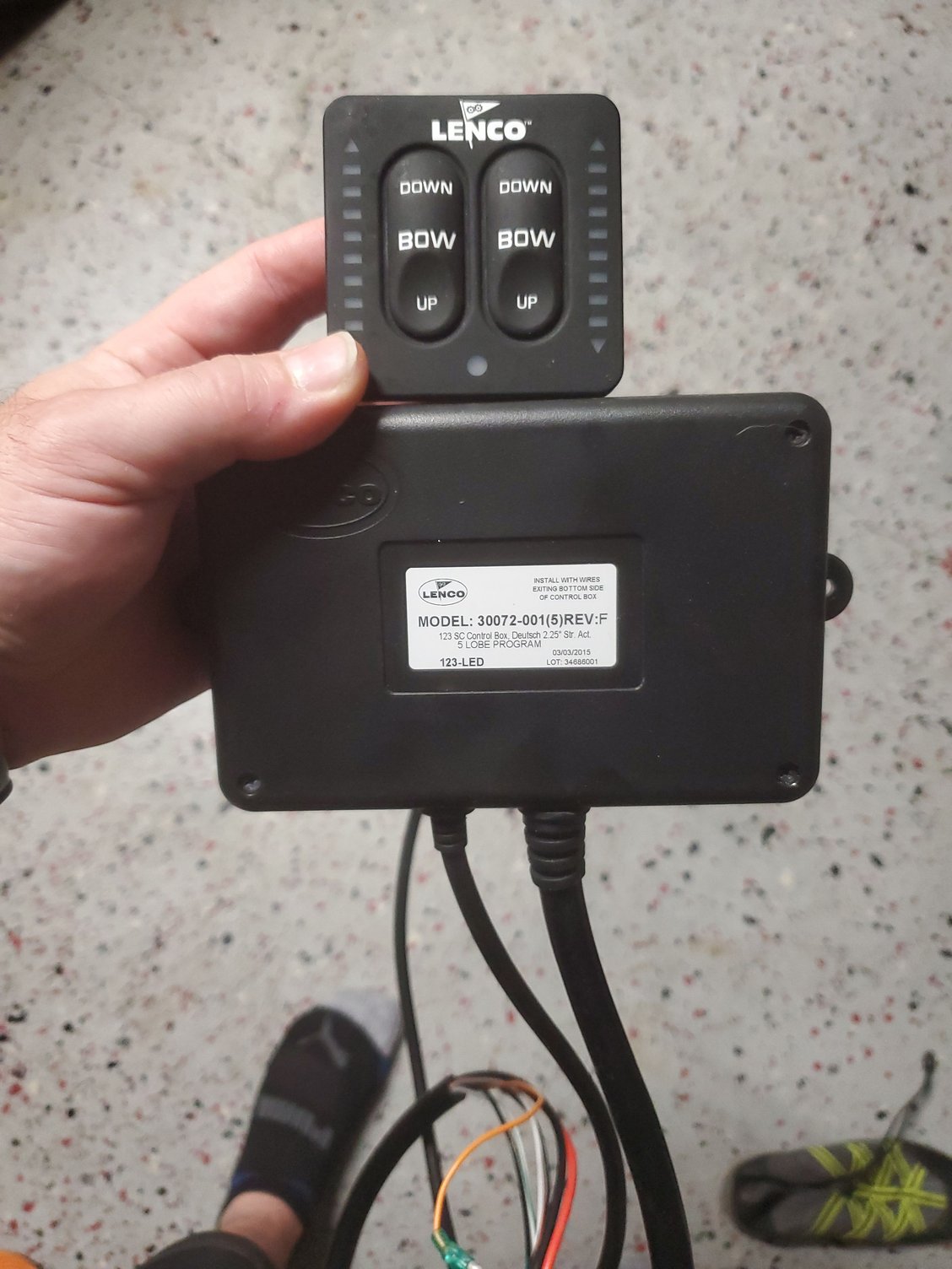 SOLD. Lenco 15170001 Electric Trim Tab Switch Kit for Single Actuator