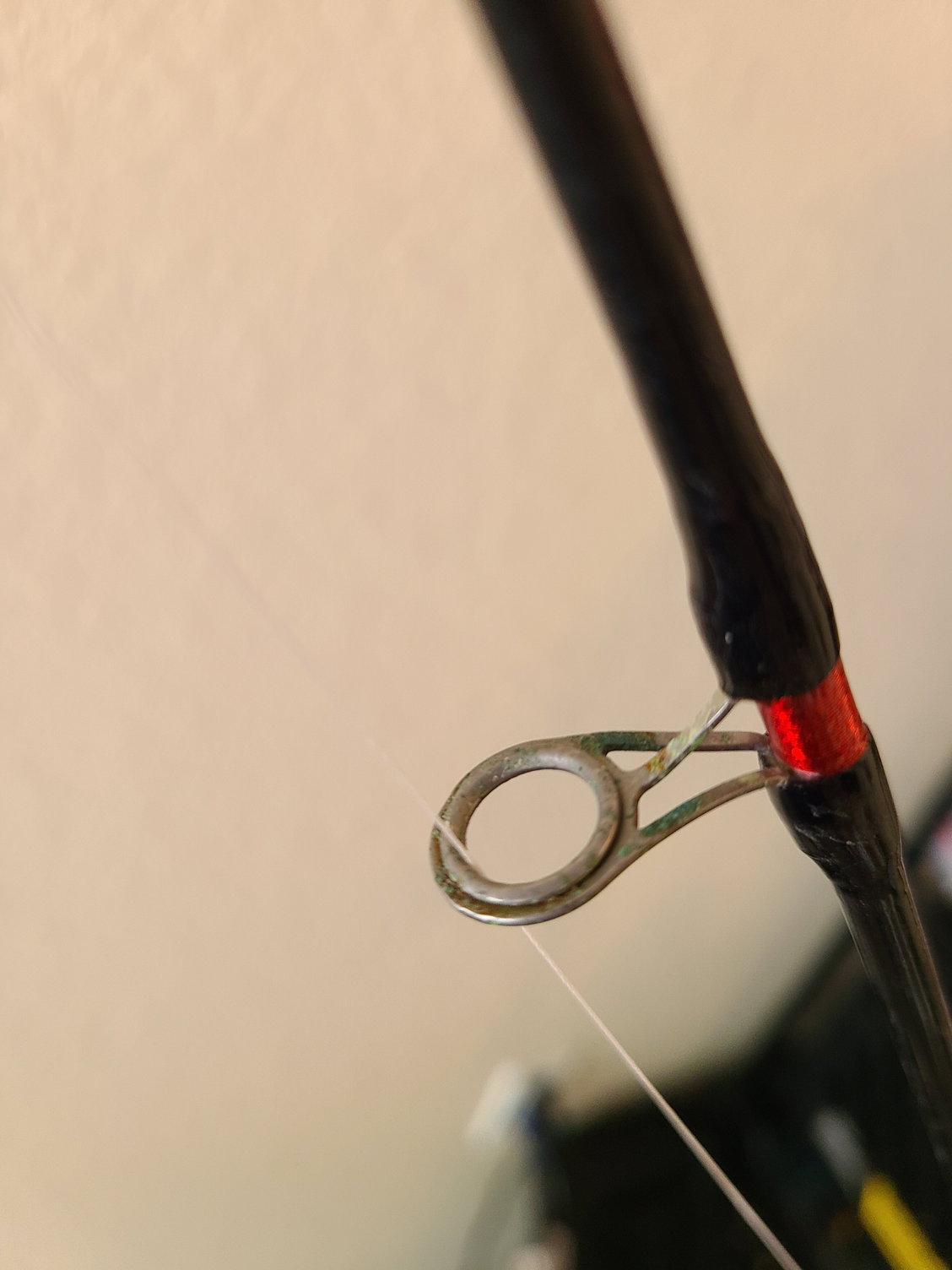 Fishing Rod Top Ring Tip Eye Guide Replacement Repair Build Black