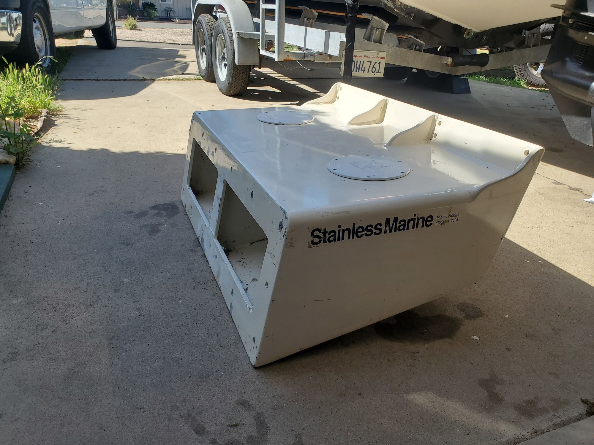 Stainless Marine twin engine bracket The Hull Truth Boating and