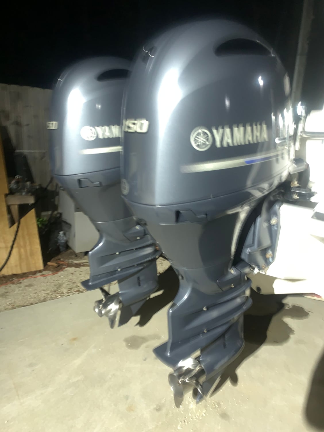 Pair of 2017 Yamaha F150 outboards 25” with 320 hours $18000 - The Hull