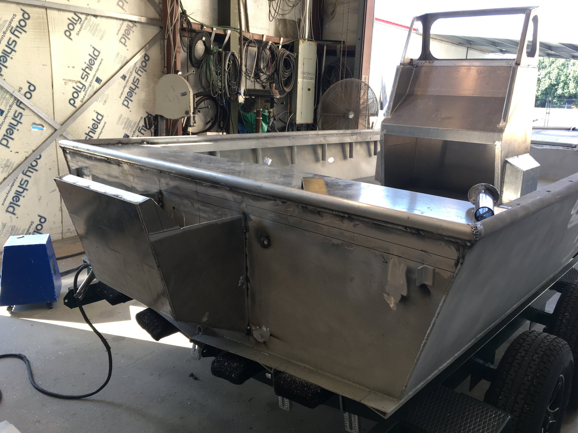 20ft Homemade Aluminum Bay Boat Rebuild The Hull Truth Boating And