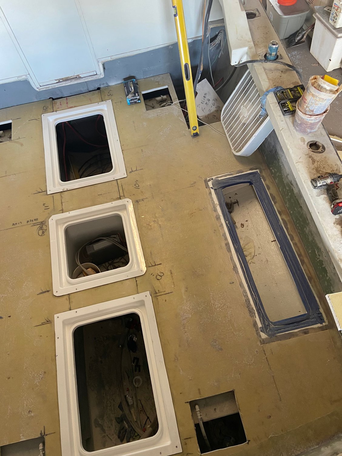 Fiberglass hatch and gutter The Hull Truth Boating and Fishing Forum