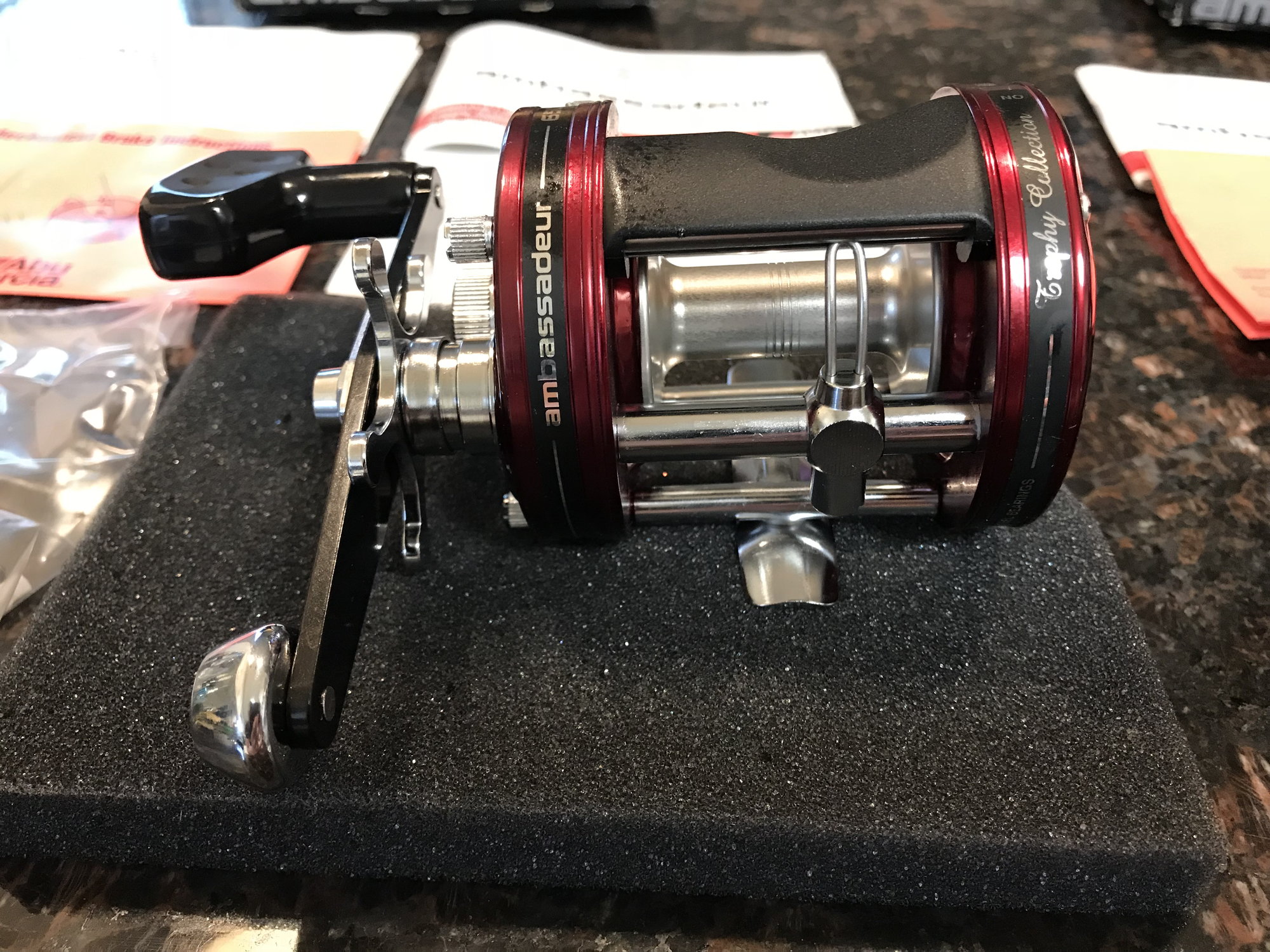 Selling a Abu Garcia test 6500 striped bass collectors series reel with  papers,box, instructions & reel parts all original ma - General  Buy/Sell/Trade Forum - SurfTalk